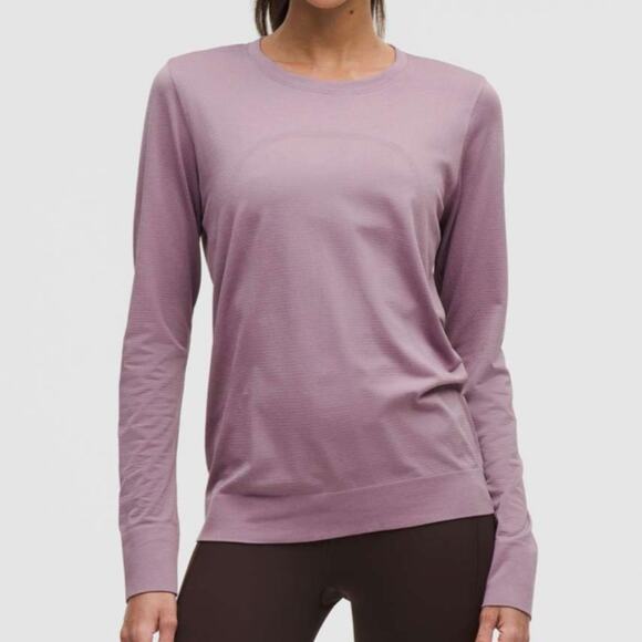 Lululemon Swiftly Relaxed Long Sleeve, Purple, Size 10 - Picture 1 of 8
